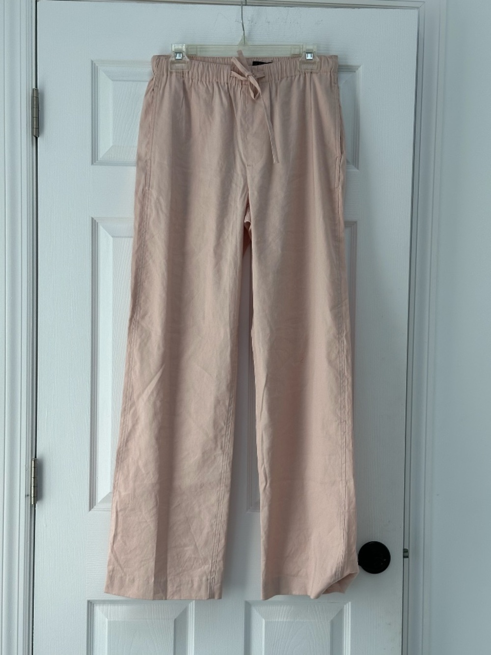 rag & bone Women’s Logan Linen-Blend Beach Pant in Rose, XS